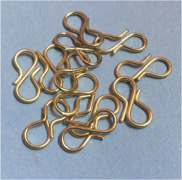 S Shaped Hooks Locks For DIY Jewelry Making - 50 Pieces